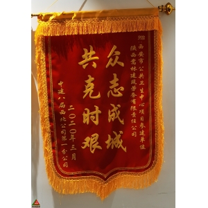 西安公共卫生中心锦旗